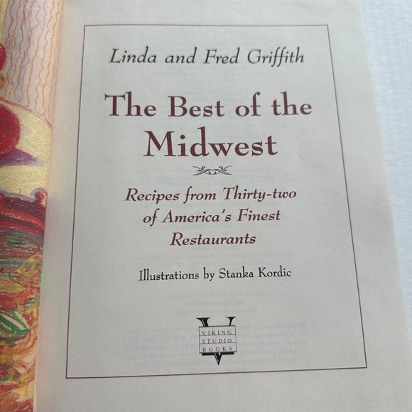 VTG 1990 Best of the Midwest Cookbook hardcover 10”x8”x1” - Picture 5 of 12
